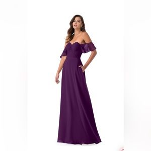 Azazie Juna dress in Grape